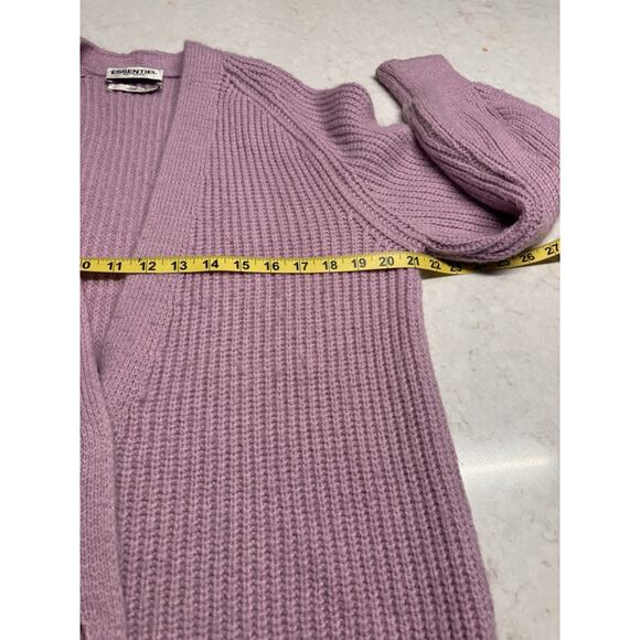 Essential Antwerp Lilac Shaker Sweater Small - Picture 4 of 11